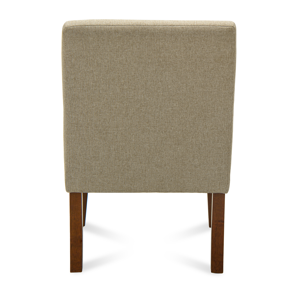 Sillon Tela Beige/nogal Cuarenta Y Dos | Sillones y Ottomanes | salas